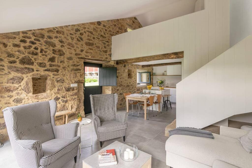 הוילה Vedra A Casa De Abaixo, Aloxamento Rural מראה חיצוני תמונה