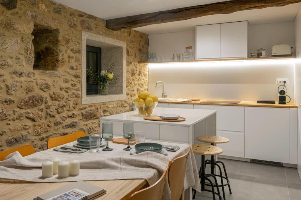 הוילה Vedra A Casa De Abaixo, Aloxamento Rural מראה חיצוני תמונה